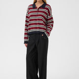 GZPaige Polo Jumper - Cabernet/Captain