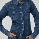 MWAgnes 174 Denim Shirt - Dark Blue