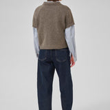 PalomaMW Polo S/S Jumper - Brown Melange