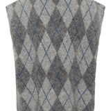 GZSasi Knit Vest - Check Dark Grey