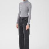 NiniaGZ Roll Neck Top - Grey Melange