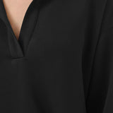 HelleMW Polo Blouse - Black