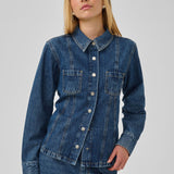 MWAgnes 174 Denim Shirt - Dark Blue