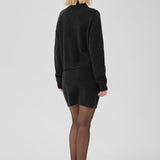 MWTracy Zip Cardigan - Dark Grey
