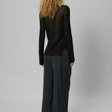 MWHaddis Knit Blouse - Black