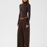 GZNinia Roll Neck Top - Mole