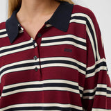 GZPaige Polo Jumper - Cabernet/Captain