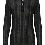 MWHaddis Knit Blouse - Black