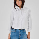 JeanMW Short Shirt - Pearl Blue
