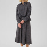 MWLennie Boxy Check Shirt - Dark Sapphire
