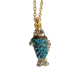 Baby Maridaki Necklace - Gold/Blue