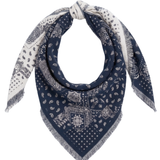 Large Triangle Bandana Scarf - Navy