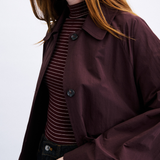 Tomita Trenchcoat - Bordeaux
