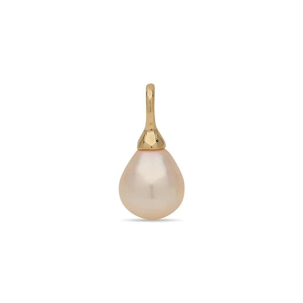 Pilgrim Charm Pearl Pendant - Gold