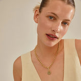 Charm Coin Pendant - Gold