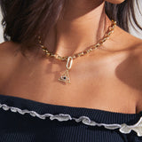 Charm Triangle Pendant - Gold