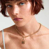 Charm Locket Pendant - Gold
