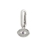 Charm Eye Pendant - Silver
