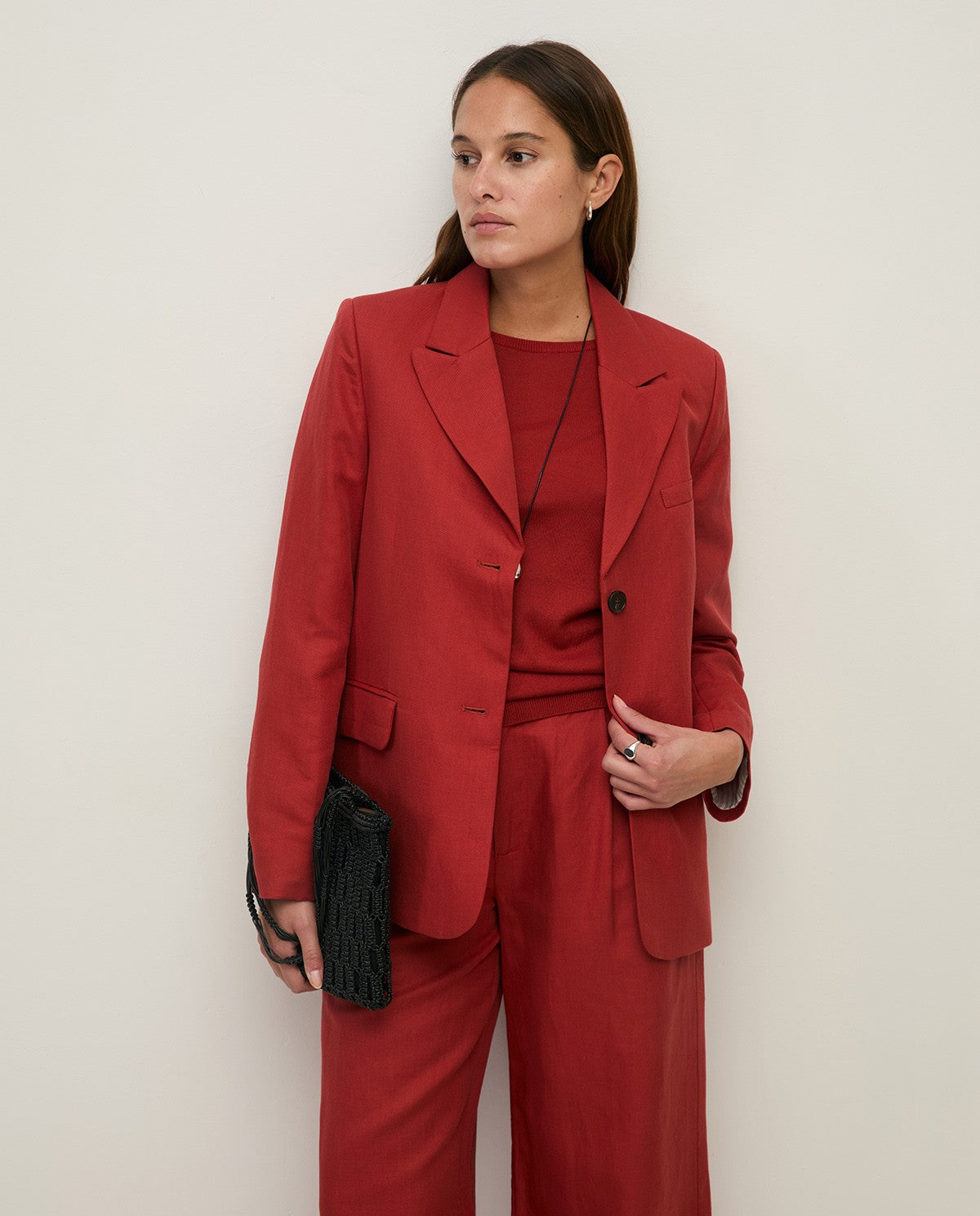 Mar44 Blazer - Dark Red