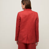 Mar44 Blazer - Dark Red