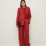 Mar44 Blazer - Dark Red