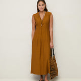 Lara44 Dress - Mustard