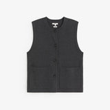 Rosi 45 Knit Vest - Grey