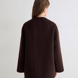 Sully 45 Jacket with Scarf - Chocolate