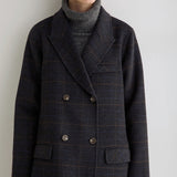 Ryno 45 Coat - Anthracite Checks
