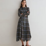 Newport 45 Shirt Dress - Blue Checks