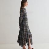 Newport 45 Shirt Dress - Blue Checks