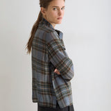 Newport 45 Blouse - Blue Checks