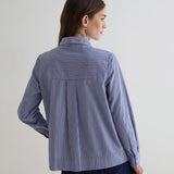 Basil 45 Shirt - Blue Stripes