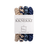 Bundle 3 - 4Pcs Hairband - Blue/Beige