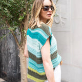 Romy Knit Tank - Mint/Green Mix