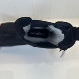 Katelyn Suede Wool Boots - Black