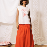 Costabile Skirt - Coral