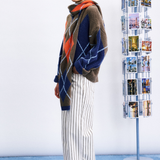Ida Cardigan - Khaki Multi