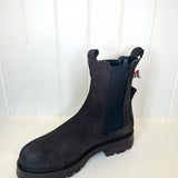 Katelyn Suede Wool Boots - Brown