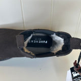 Katelyn Suede Wool Boots - Brown