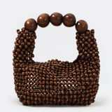 Luna Beaded Bag - Chocolate