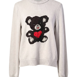 Valentine Bear Jumper - Cream