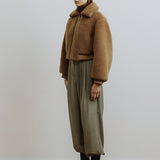 Gege Cropped Jacket - Tobacco