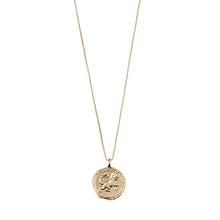 Load image into Gallery viewer, Pilgrim Leo Zodiac Necklace - Gold
