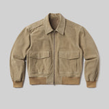 Vivienne Suede Jacket - Deep Olive