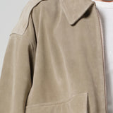 Vivienne Suede Jacket - Deep Olive