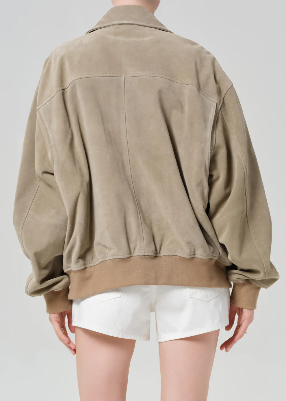 Vivienne Suede Jacket - Deep Olive