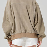 Vivienne Suede Jacket - Deep Olive