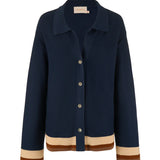 Abigail Knit Shirt - Atlantic Stripe