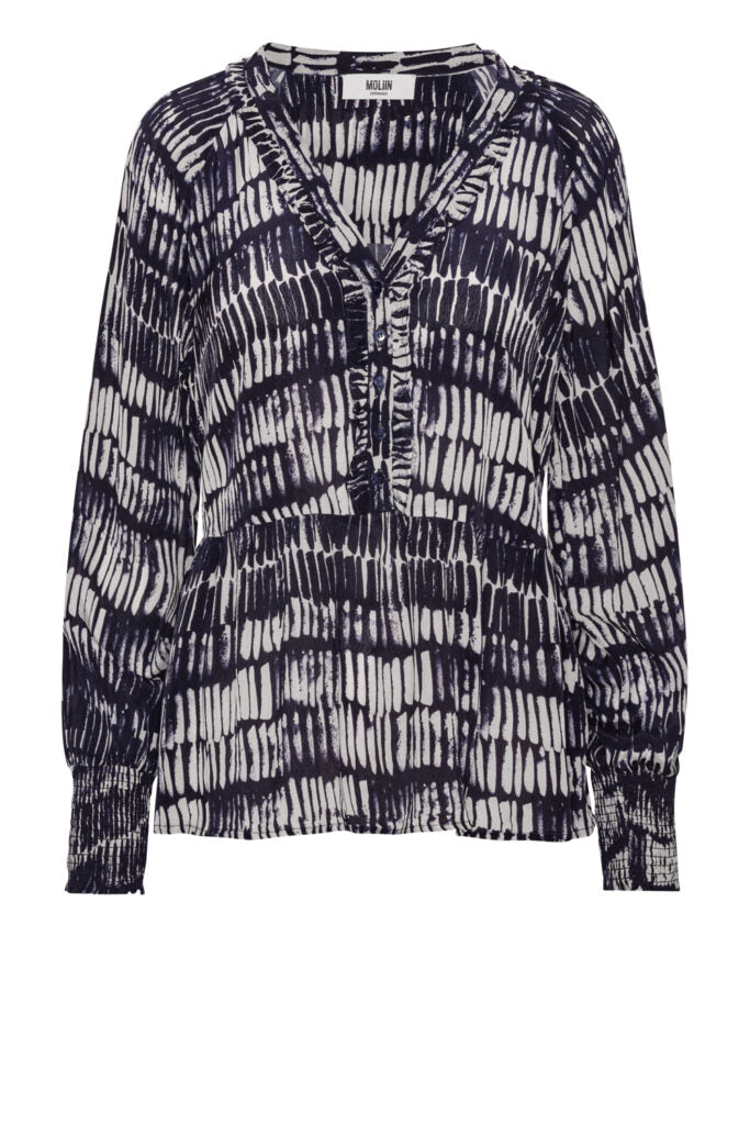Moliin Miriam Blouse - Evening Blue